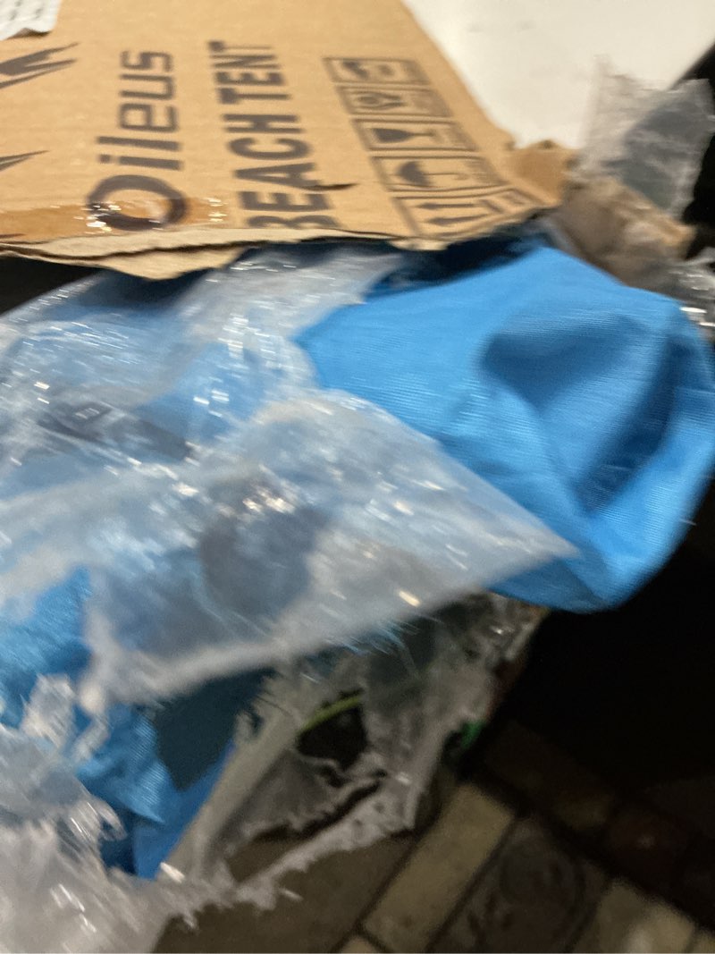 Condition photo showing As Is for wakeman pop up beach tent