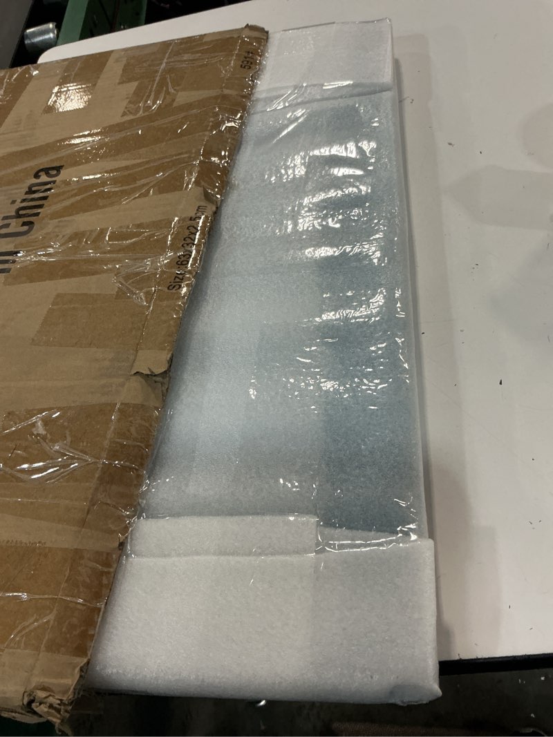 Condition photo showing New/Like New for Gisafai 1 Pcs 24 x 12 Inch Stainless Steel Backsplash Panel Hand Dryer Splash Guard Wall Backsplash Protector with Ultra Strength Adhesive for Bathroom, Kitchen, Stovetop 1 24 x 12 Inches