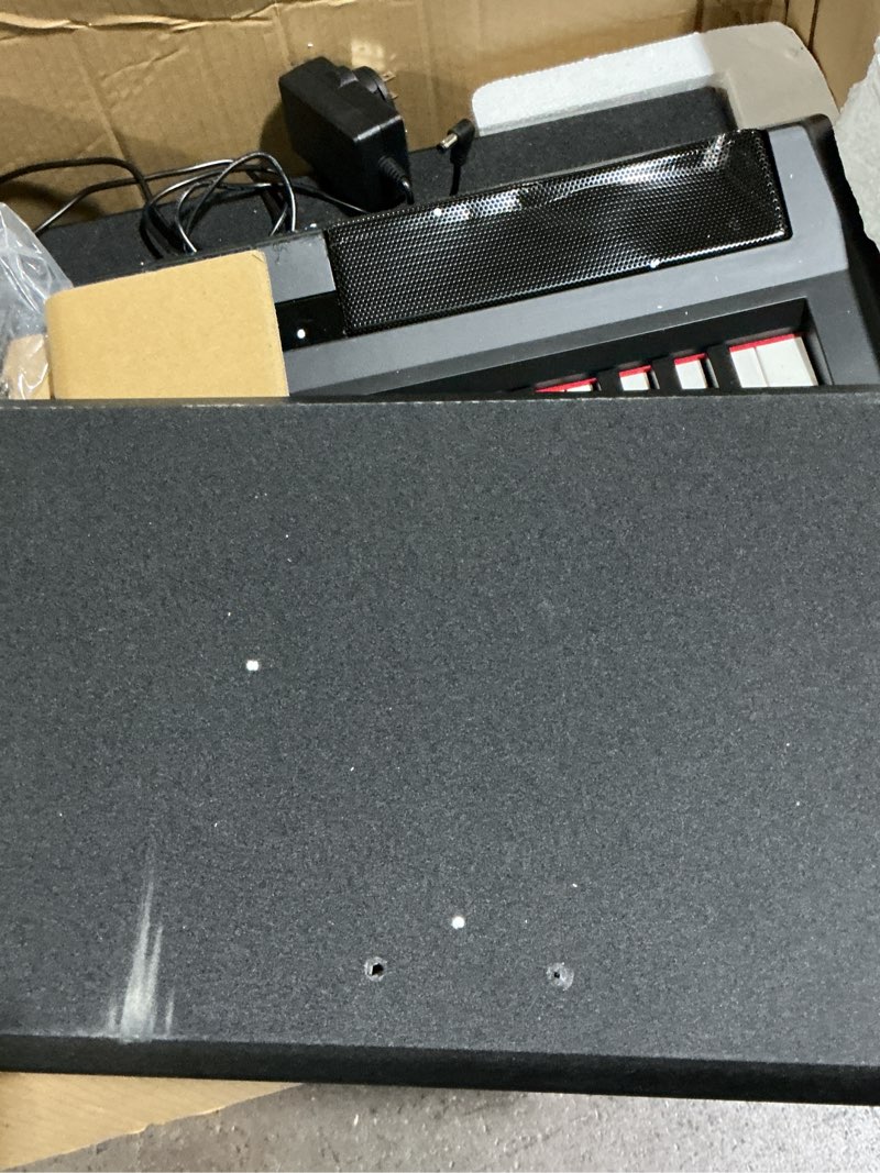 Condition photo showing As Is for donner dep-20 beginner digital piano 88 key full size weighted keyboard, portable electric piano with furniture stand, 3-pedal unit dep-20 weighted digital piano with stand