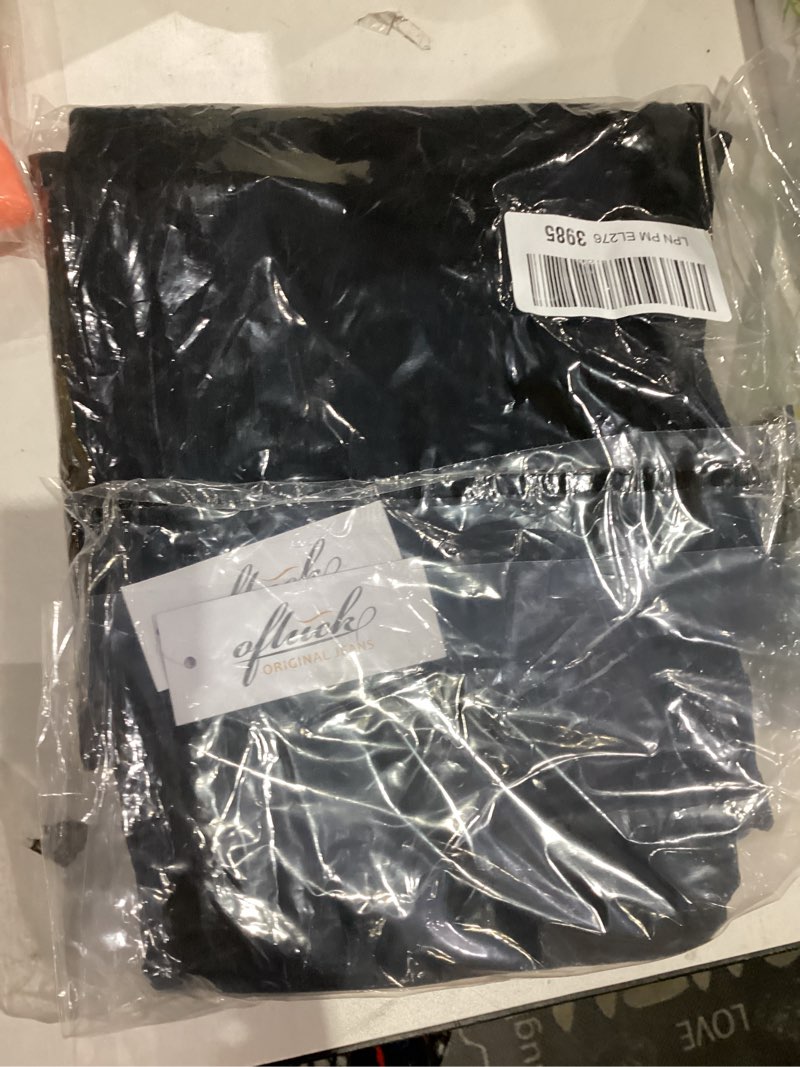 Condition photo showing New/Like New for OFLUCK Bell Bottom Jeans for Women Stretchy Mid Waisted Trendy Flare Jeans Curvy Denim Pants 2 Yw1016-black