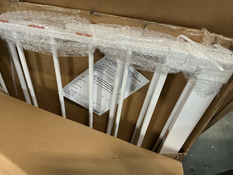 Condition photo showing Good Condition for Safety 1st Extra Wide Baby Gate with Door: Premium Child Safety, Extra Tall Gate for Doorways, Dog Gates, Easy Installation, 36" Tall & Wide, Fits 29"-47" 1-Pack 29" to 47" Wide x 36" Tall White