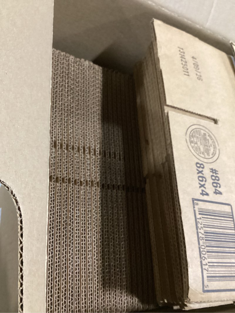 Condition photo showing Good Condition for (similar to) box usa 24\" l x 24\" w x 6\" h 10-pack - flat corrugated boxes for shipping, packaging, moving, storage for home business, strong wholesale bulk boxes standard corrugated