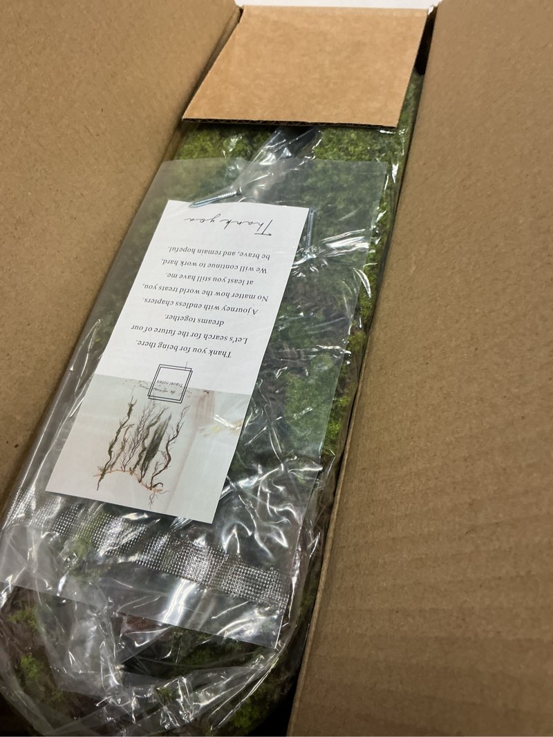 Condition photo showing New/Like New for 1Pcs 78.9inch Large Bendable Artificial Craft Moss Garland Faux Tall Tree Trunk Branches Grape Vines for Halloween Haunted Mansion Wedding Arch Room Outdoor Mantel Wall Hanging Forest Greenery Decor