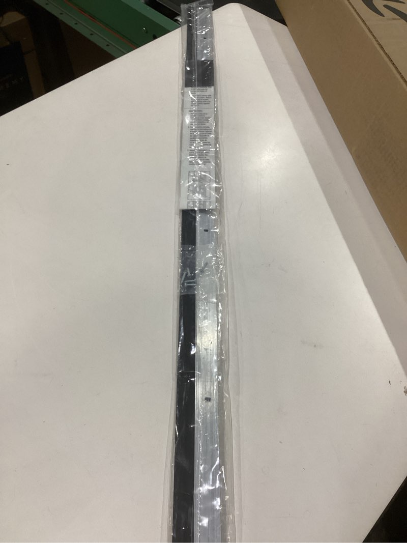 Condition photo showing Good Condition for - 48'' commercial door bottom sweep (clear anodized) js-n315, heavy duty aluminum, with neoprene rubber insert, ideal for residential & commercial use 48'' clear anodized, not tested, similar to stock photo