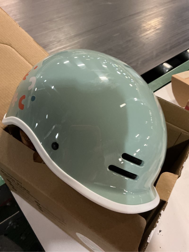 Condition photo showing Good Condition for retrospec remi kids' bike helmet for youth boys & girls- bicycle helmet with built-in visor and adjustable reflective straps for skateboarding, scooters, rollerblading