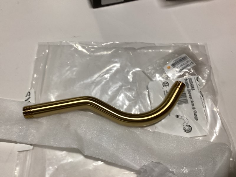 Condition photo showing Good Condition for Symmons Braston Shower Arm and Flange in Brushed Bronze