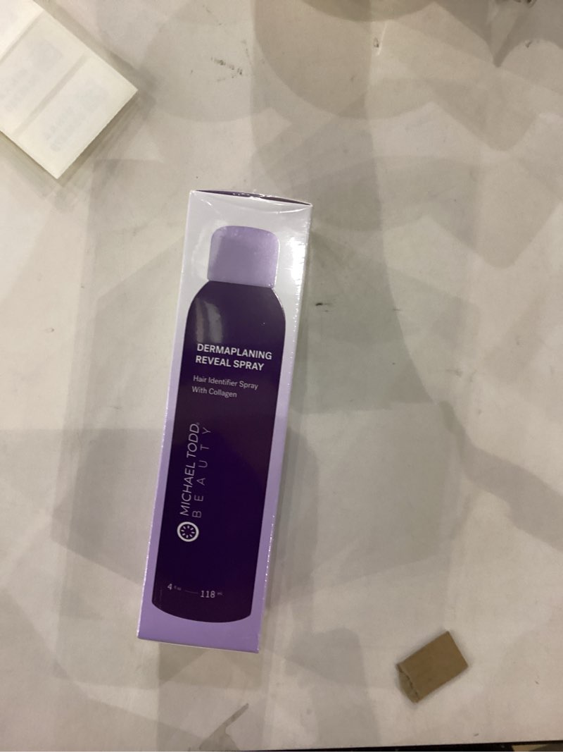 Condition photo showing New/Like New for Michael Todd Beauty - Sonicsmooth Hair Identifier Spray - Radiance Reveal Mist - For Face Shaving & Dermaplaning - Highlights Peach Fuzz -Collagen-Infused - Nourish & Smooth Skin -All Skin Types -4oz