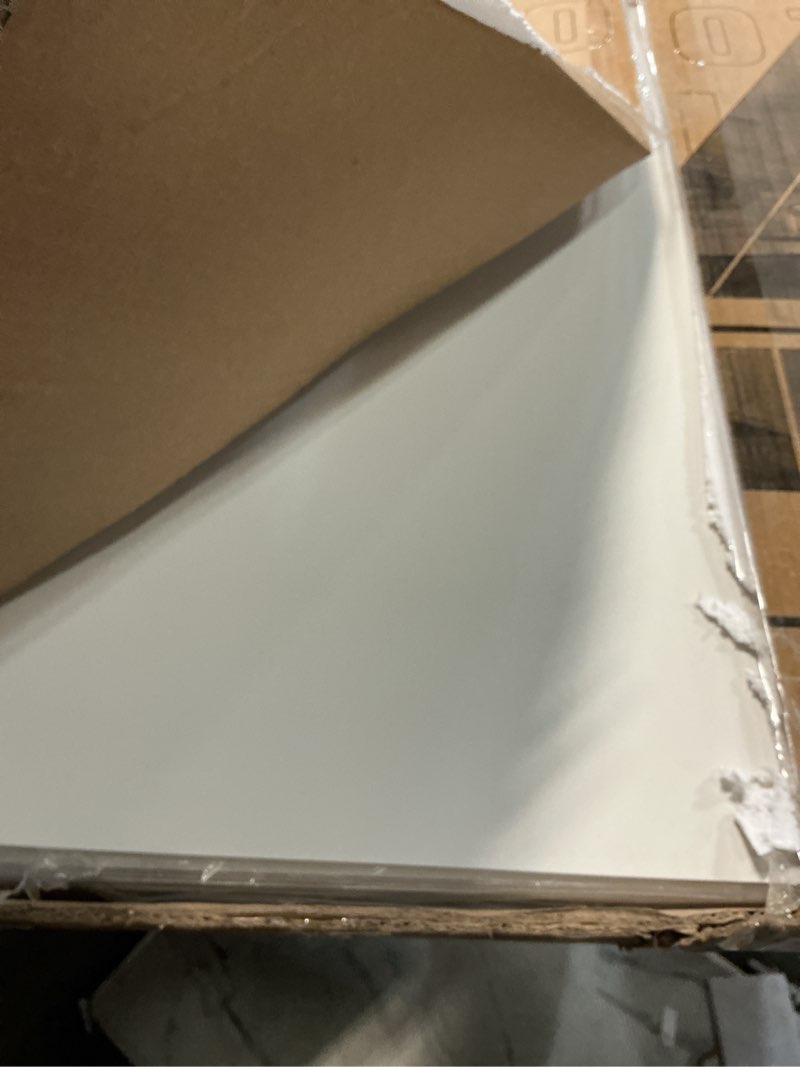 Condition photo showing Good Condition for art3d 12-pack smooth drop ceiling tile 2ft x 2ft - fire-rated, waterproof, reusable - premium pvc, no sag and breakage - cover 48 sq. ft, white 24*24 square white 12