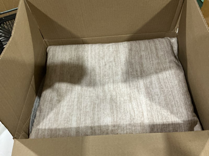 Condition photo showing Good Condition for valenrug washable rugs 5x7 - stain resistant 5x7 area rugs for living room, non slip backing gradient printed rugs for bedroom, foldable machine washable area rug(5'x7', beige) 07b-beige 5' x 7' (rectangular)