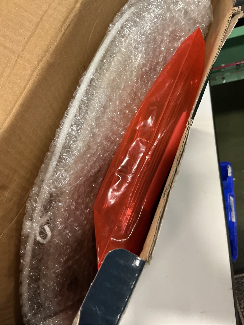 Condition photo showing As Is for JOIEDOMI 3 Packs Christmas Spiral Tree Yard Light 218 Pre-Lit LED Multicolor Lights with Metal Stakes for Indoor Outdoor Garden Holiday Decoration  Christmas Décor