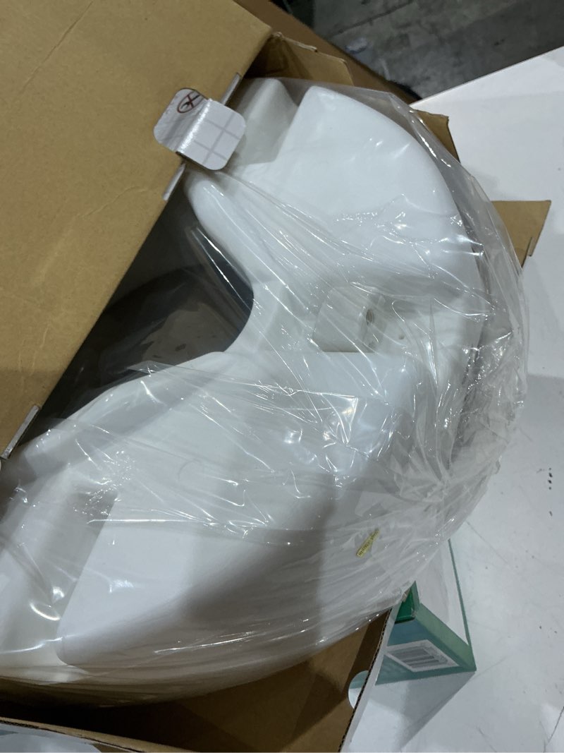 Condition photo showing Good Condition for pcp 5" elevated toilet seat, universal fit, tall profile rise height lift, tightening stability lock, portable bath safety commode support