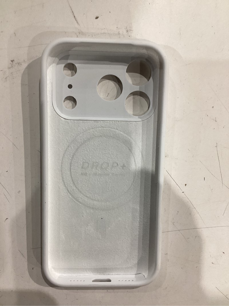 Condition photo showing Good Condition for Vooii Magnetic for iPhone 17 Pro Case, Compatible with Magsafe (Premium Liquid Silicone) (Integrated Camera Control Button) Full Body Protective Anti-Scratch Microfiber Lining 6.3", White White iPhone 17 Pro