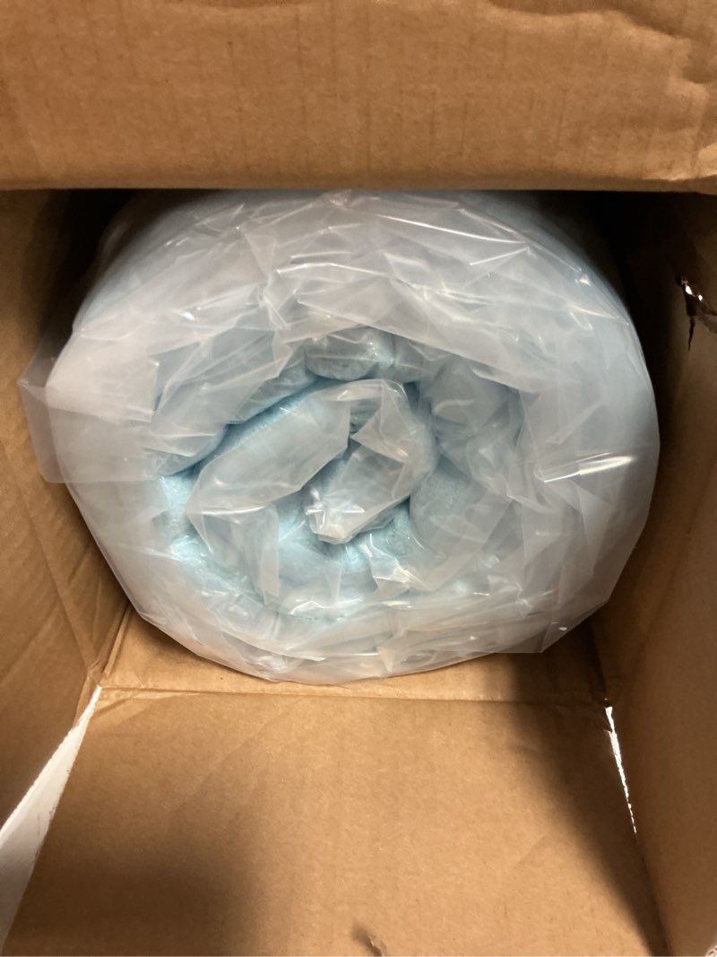 Condition photo showing Good Condition for 3 Inch 5-Zone Twin Memory Foam Mattress Topper, Gel Infused Foam Mattress Topper for Pressure Relief, CertiPUR-US Certified Twin Bed Topper,Blue, 38"×75" 3 Inch Twin