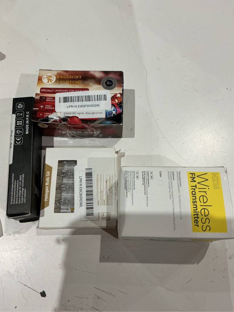 Condition photo showing As Is for assorted  accessories for car repair and maintenance (models, styles, colors and other specifications may vary)