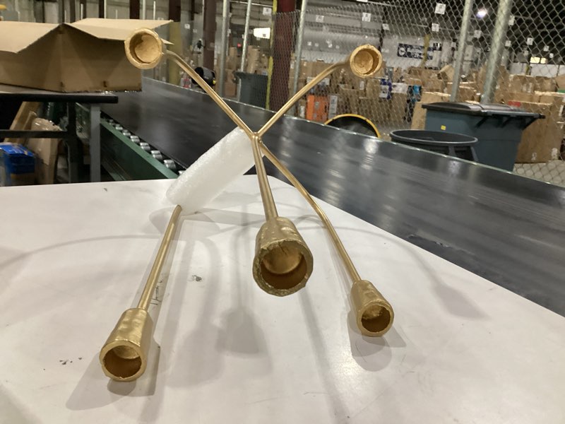 Condition photo showing As Is for metal fixture