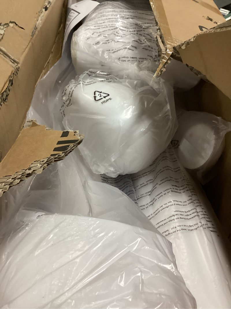 Condition photo showing Good Condition for TopMaster Female Form Mannequin - Versatile 360° Design, Easy Assemble, Full Body Dress Form Female Mannequin with Adjustable Posture, Turnable Head & Flexible Limbs - White Female White