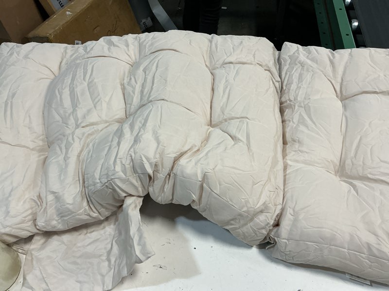 Condition photo showing Good Condition for (similar)chair,  chaise lounge w/4 string ties, thickened, tufted patio recliner for outdoor indoor cushions, 1 count (pack of 1), beige