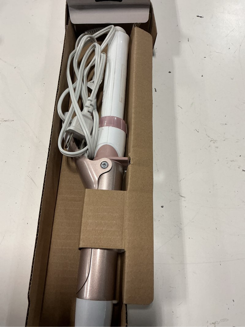 Condition photo showing As Is for infinity pro by conair double ceramic curling iron - rose gold - 1.25"