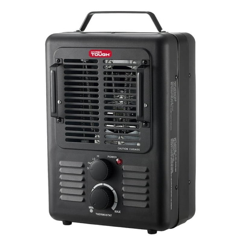 hyper tough new 1500w milkhouse utility heater