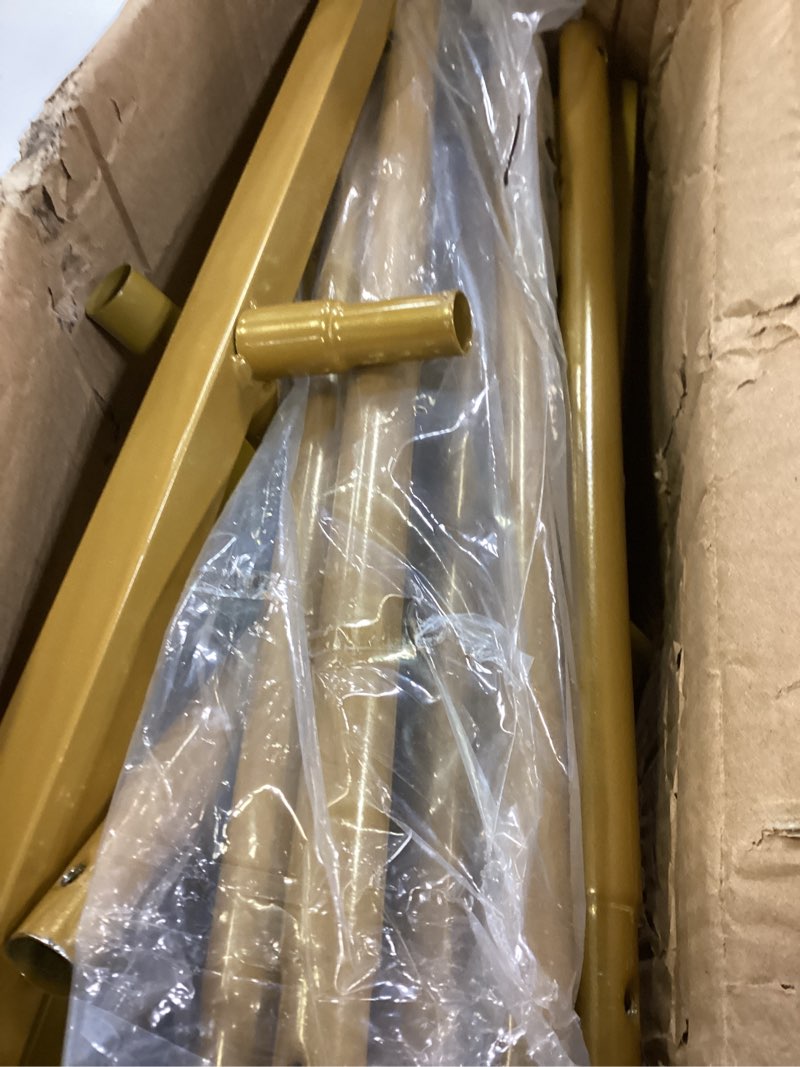 Condition photo showing Good Condition for Wedding Arch Backdrop Stand 6FT, 5FT, 4FT Set of 3 Metal Gold Balloon Arch kit Stand for Ceremony Baby Shower Birthday Bridal Party Event Decoration, Garden Climbing Plant Fram Gold 6FT+5FT+4FT