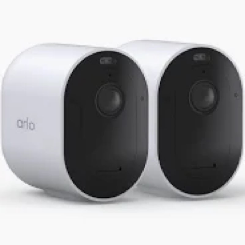 arlo pro security camera 2k hdr (6th gen, 2025 release) - wireless outdoor camera, rechargeable remo