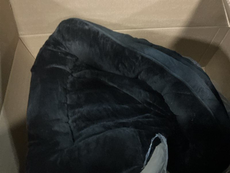 Condition photo showing Good Condition for bedsure orthopedic dog bed for large dogs - big washable dog sofa beds large, supportive foam pet couch bed with removable washable cover, waterproof lining and nonskid bottom, black 35"l x 25"w x 6.5"th black