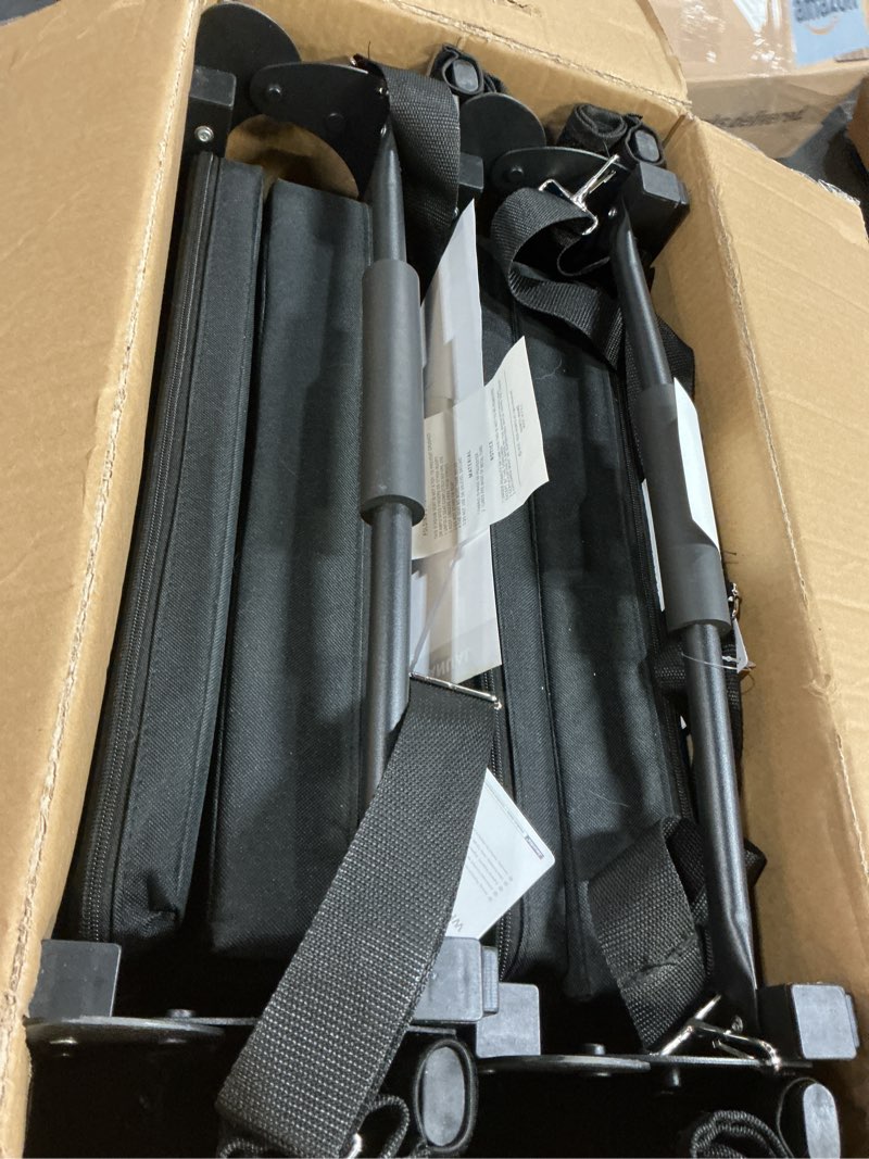 Condition photo showing Good Condition for Extra Wide Stadium Seats for Bleachers with Back Support - Padded Foldable Lightweight Durable Stadium Chair for Sports Parents Watching Kids & Fans at Any Game - Relieves Back Pain on Hard Benches Upgraded - 21.7"W x 14.6"D x 16.3"H Premium Black 2