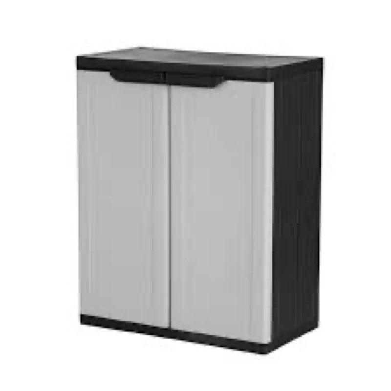 Project source freestanding stackable utility base cabinet 26.9x15.75x33.75