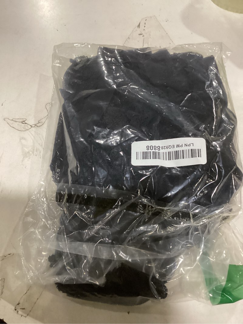 eoeoo Women's Stretch High Waist Ruched Bodycon Double Layer Casual Mini Skirt Black Medium