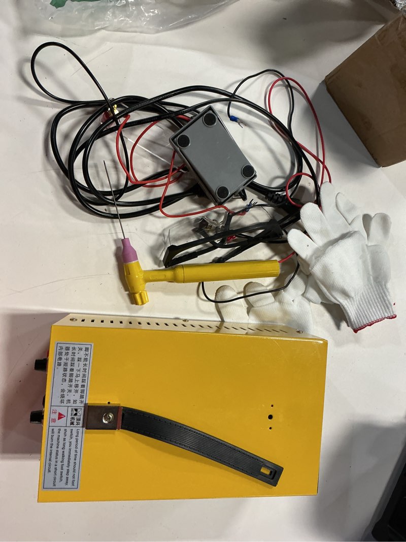 Condition photo showing As Is for 30 a precisely weld jewelry pulse arc welder for jewelry kit | compatible with gold silver platinum, precision spot welding machine for studio diy, 110v portable tool with foot pedal