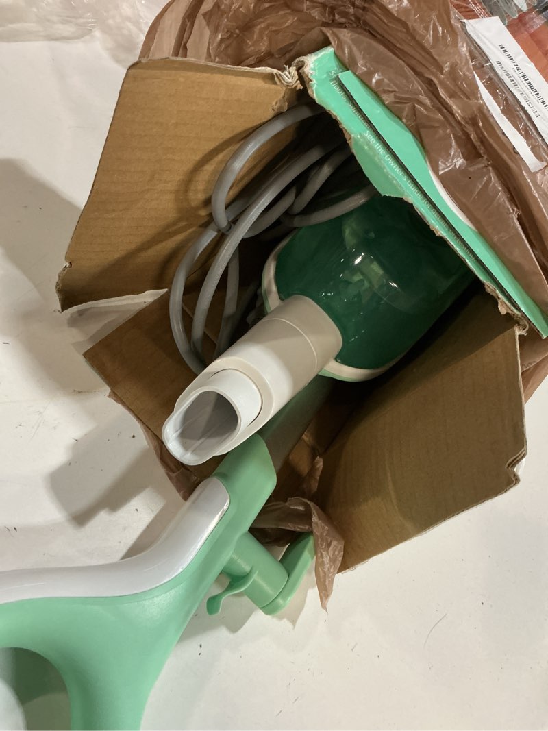 Condition photo showing As Is for Shark Steam Mop with 2 Machine Washable Dirt Grip Pads, Removable Water Tank, Lightweight, Steam Cleaner for sealed Hard Floors, Marble, Stone, Hardwood, Tile, Laminate, White/Seafoam, S1000 Steam Starter