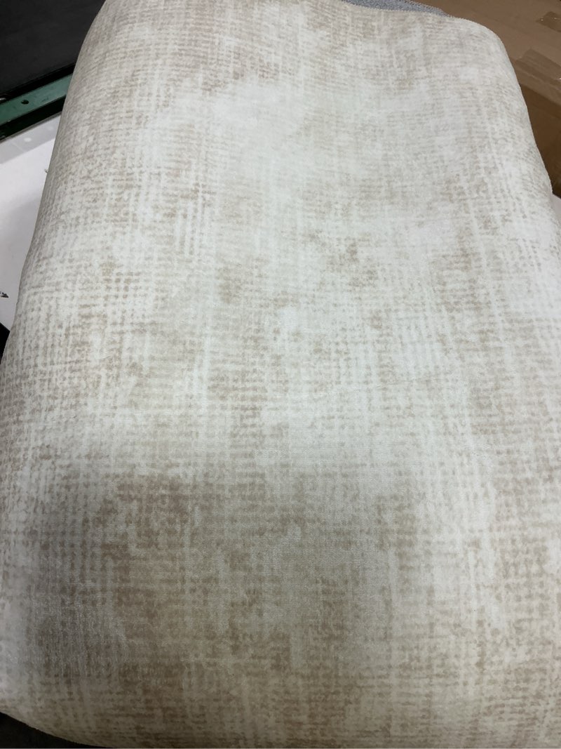 Condition photo showing Good Condition for washable rugs 8x10 - non slip 8x10 area rugs for living room, stain resistant area rugs for bedroom, foldable machine washable area rug(8'x10', beige)