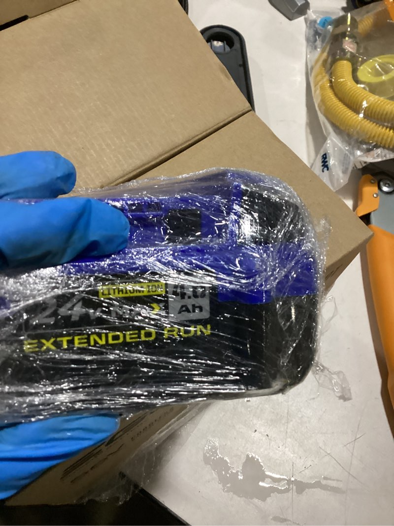 Condition photo showing As Is for kobalt 24 -volt, 4 ah 1 -pack lithium ion (li-ion) batter