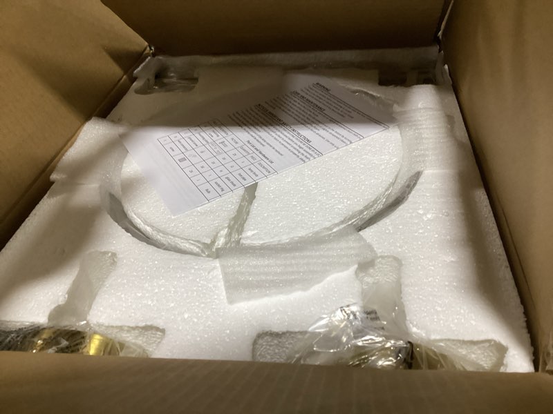 Condition photo showing New/Like New for zeyu 2-Pack Pendant Lights Kitchen Island Gold, 10.4'' Ceiling Hanging Light Fixtures, Brushed Gold Pendant Lightings with Clear Hammered Glass, ZJX116M1L-2PK BG Brushed Gold + Clear Glass 2-Pack