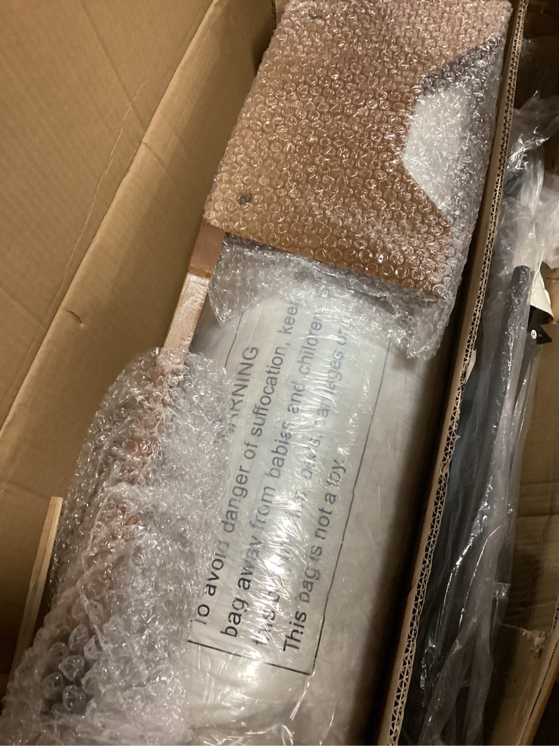 Condition photo showing Good Condition for MAXYOYO Accent Chair with Ottoman Adjustable Backrest, Tufted Living Room Chair Upholstered Lounge Chair with Footrest Set, Modern Chair Cozy Reclining Chair for Reading Room, Beige Large Corded-beige