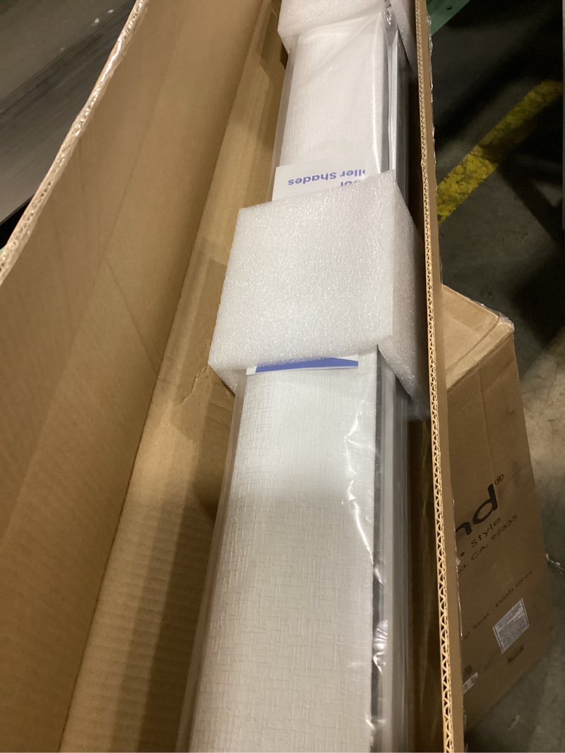 Condition photo showing New/Like New for grandekor no drill no tools blackout roller shades - 33.5"x64" textured-white | free-stop cordless blinds with uv protection | custom fit for home, bedroom, office, living room blackout-textured-white 33.5"w x 64"h