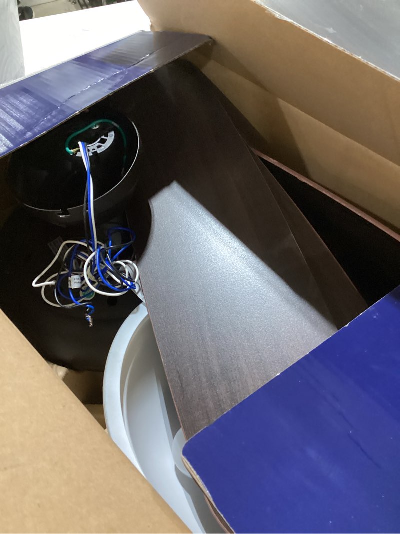 Condition photo showing As Is for Harbor Breeze Coastal Creek 52" Bronze Indoor Ceiling Fan w/ Light (5-Blade) NEW