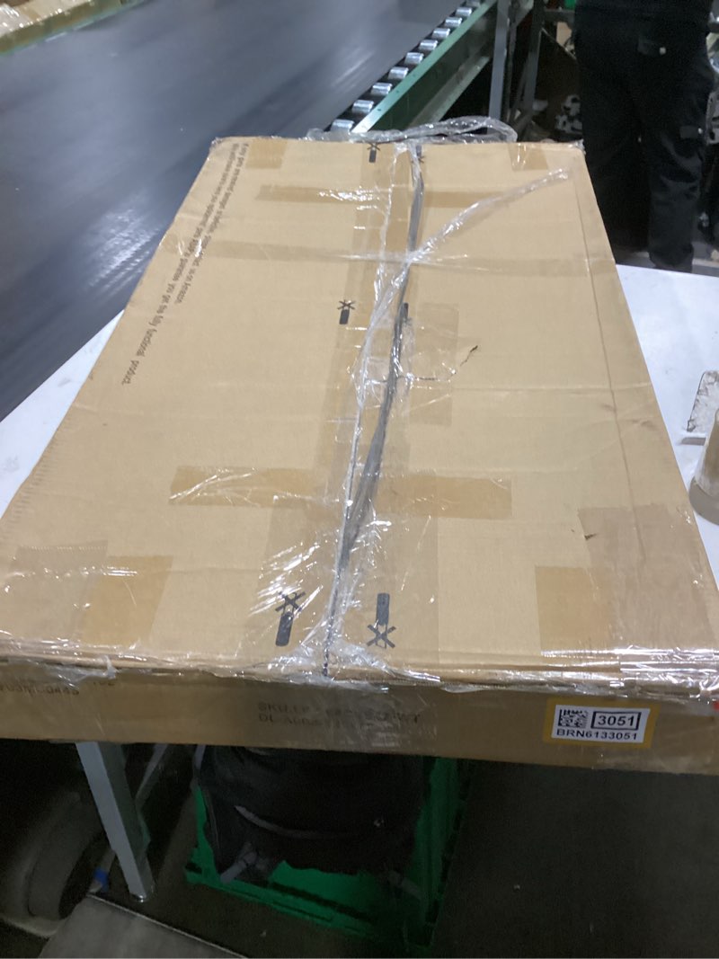 Condition photo showing As Is for grey trifolding non slip mat.  stiff possible for use under a mattress