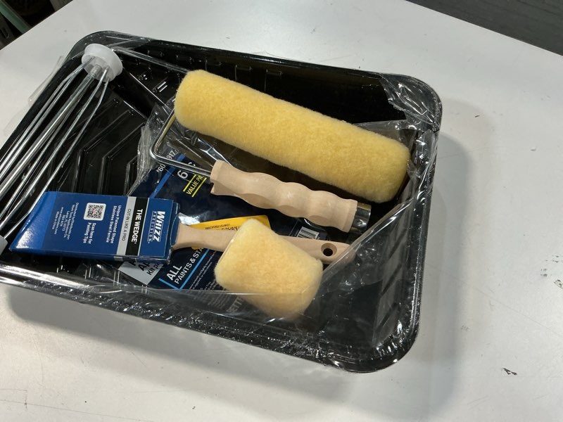 Condition photo showing As Is for Project Source Better 6 -Piece Polyester Paint Roller Kit ( incomplete ) 