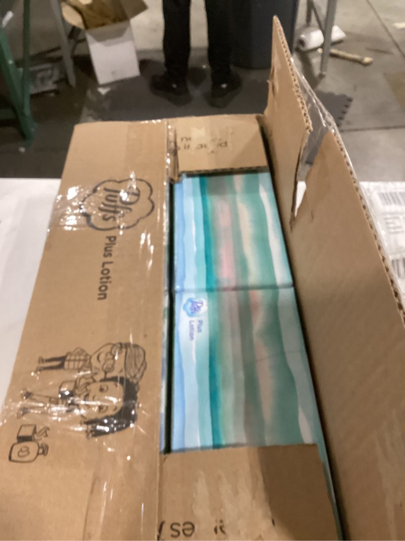 Condition photo showing Good Condition for Puffs Plus Lotion Facial Tissues, 8 Family Boxes, 124 Facial Tissues per Box, Allergies and Colds 124 Count (Pack of 8)