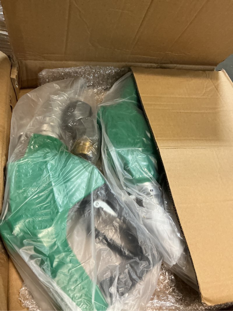 Condition photo showing Good Condition for threlaco 3 pack 1'' npt automatic fuel nozzle with hook hose swivel 19/16" (30mm od) spout auto shut-off fueling gas pump nozzle 3-speed padlock flow rate 30 gpm for diesel gasoline kerosene (green) green 1'' inch