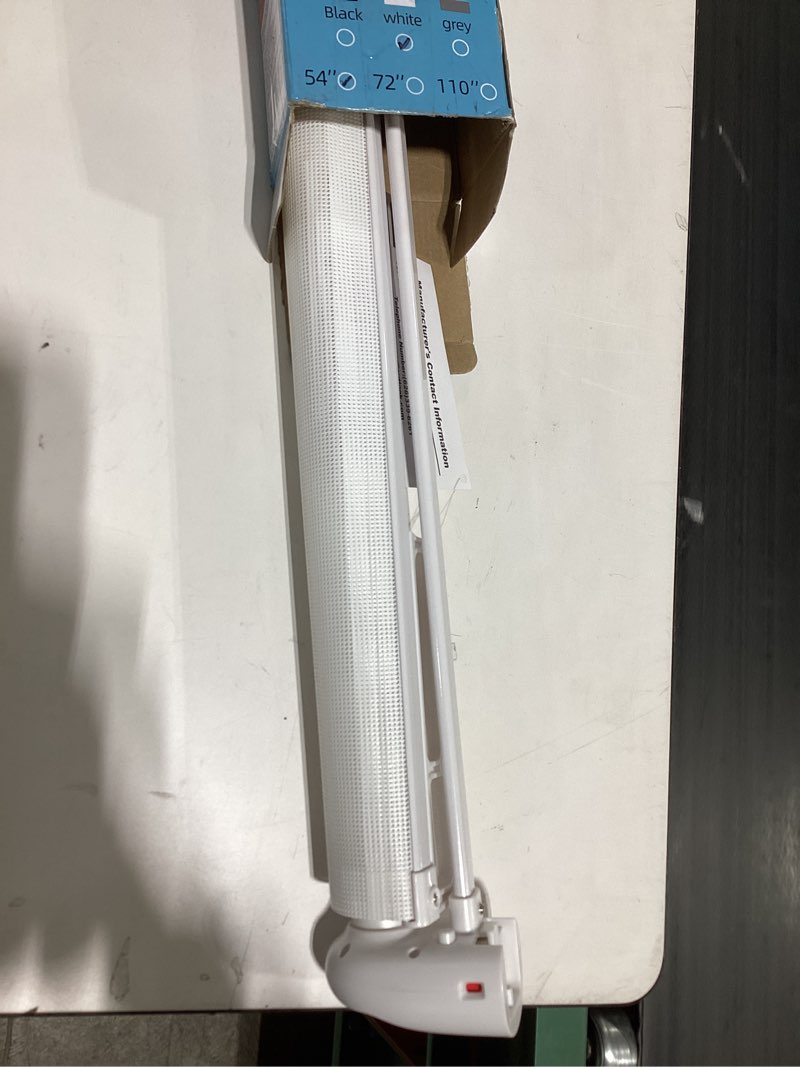 Condition photo showing Good Condition for probebi retractable dog gate for the house extends to 54" wide 34" tall, gates for baby indoor, stair gate for outdoor, staris, hallways, doorways, deck, porch, need drilling