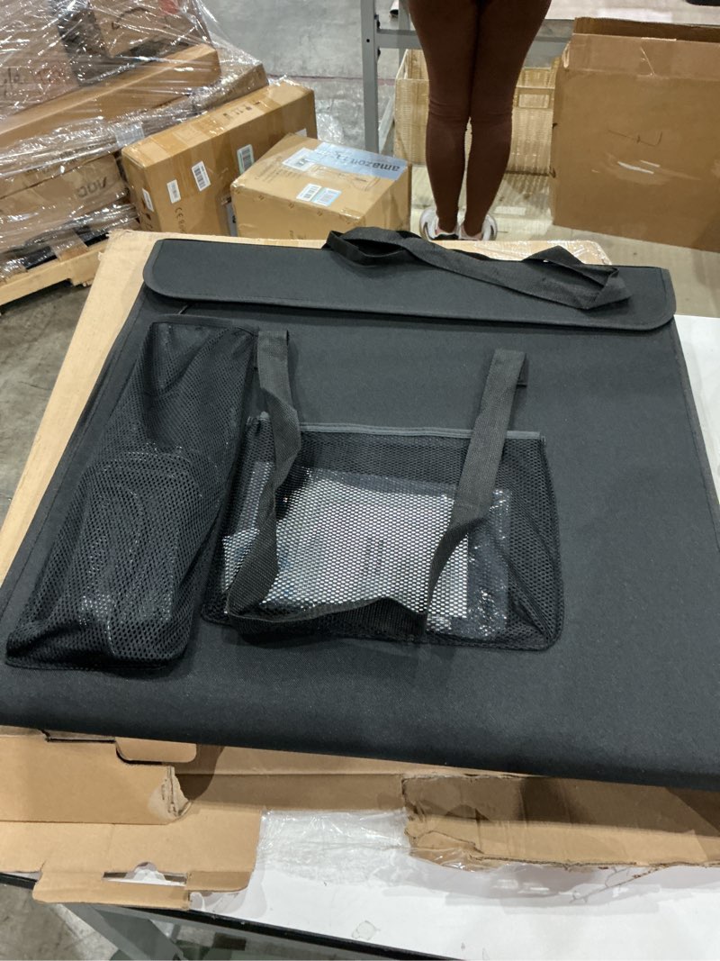 Condition photo showing Good Condition for light box photography 24"x24" with 120led lights and 4 color backdrops photo box with lights, foldable light box with adjustable brightness, 6000-6500k dimmable portable picture box shooting 24" with 6000-6500k