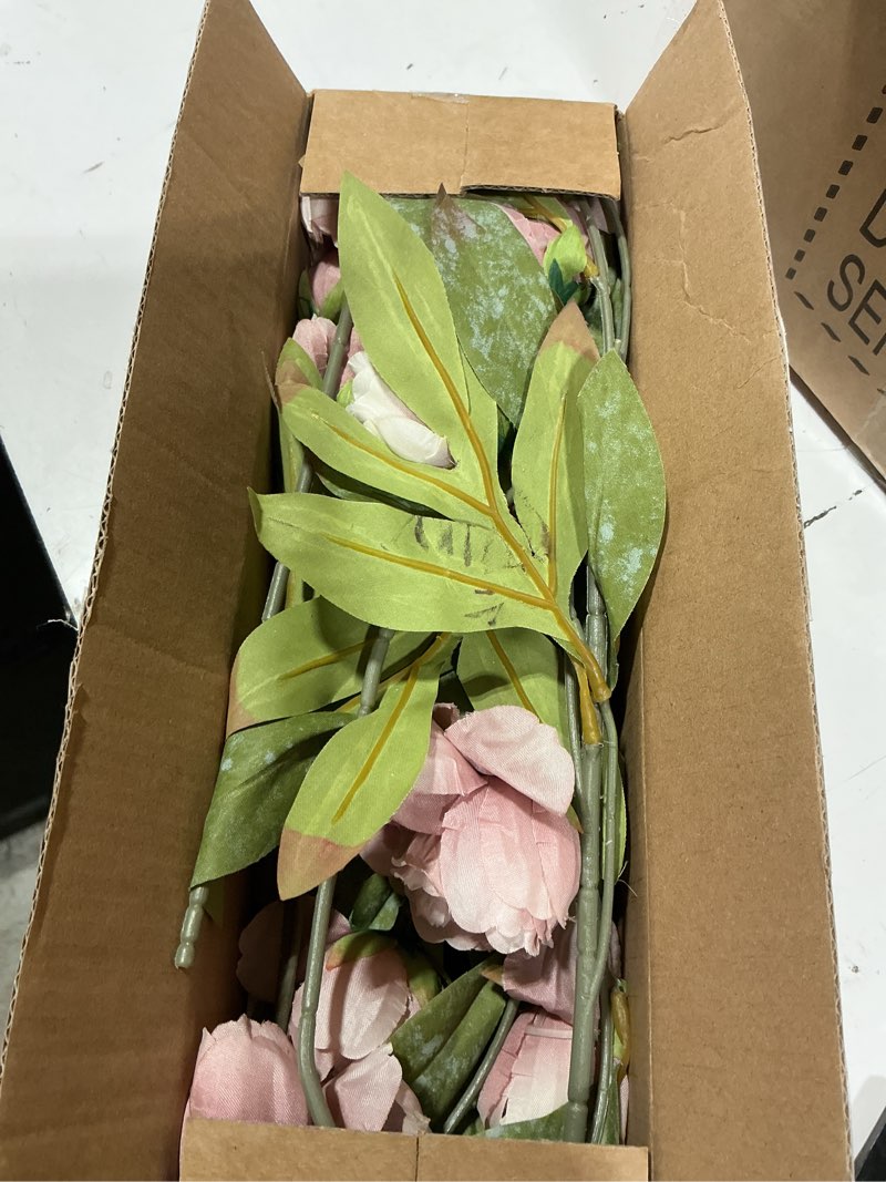 Condition photo showing New/Like New for 6pcs viral peony artificial flowers for vase?27in real touch fake flowers branches with flexible wired stems for home decor diy bouquet centerpieces wedding shower fillers arrangements,dusty pink 6pcs