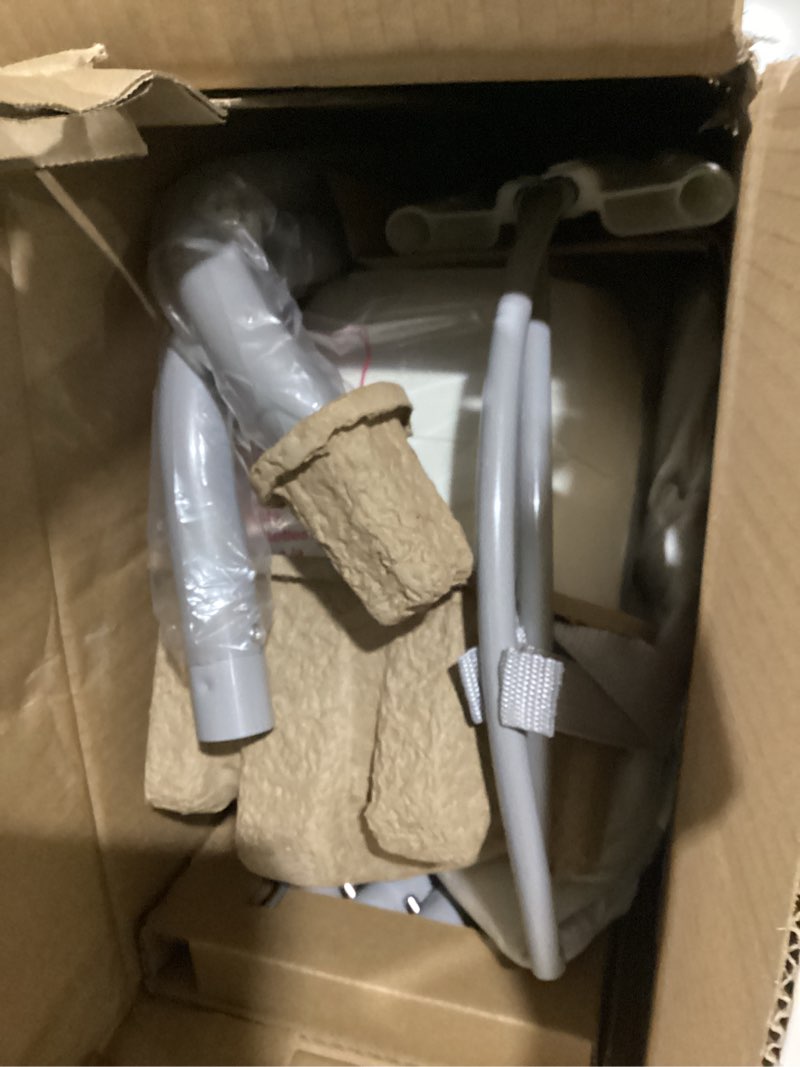 Condition photo showing As Is for graco simple sway baby swing, side?to?side motion, infant swing with 6 speeds, vibration, ivy swing ivy