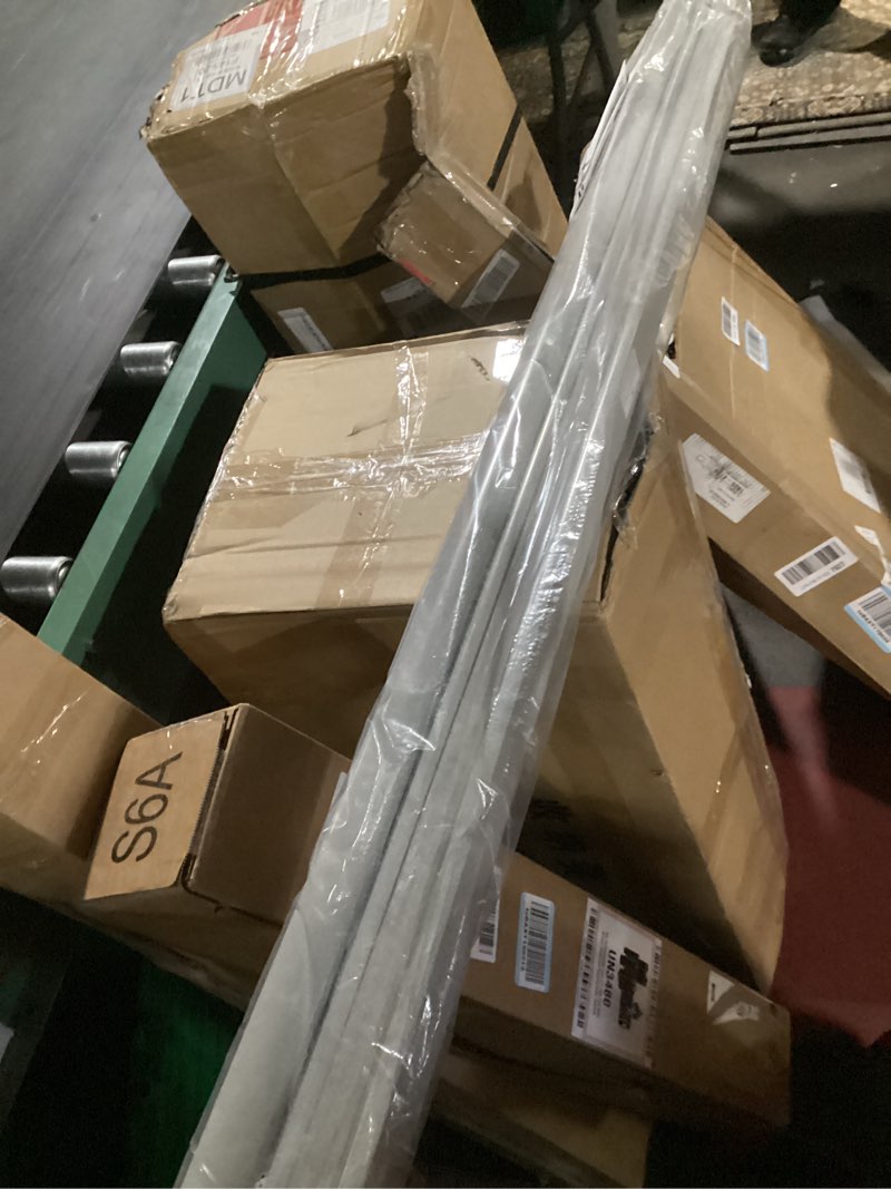 Condition photo showing New/Like New for Joydeco No Tools No Drill Blinds for Indoor Windows, Cordless Window Blinds Cellular Shades Top Down Bottom Up Blackout Honeycomb Blinds Thermal Insulated Noise Reduction (White, 34" W x 64" H) A - White 34" W x 64" H