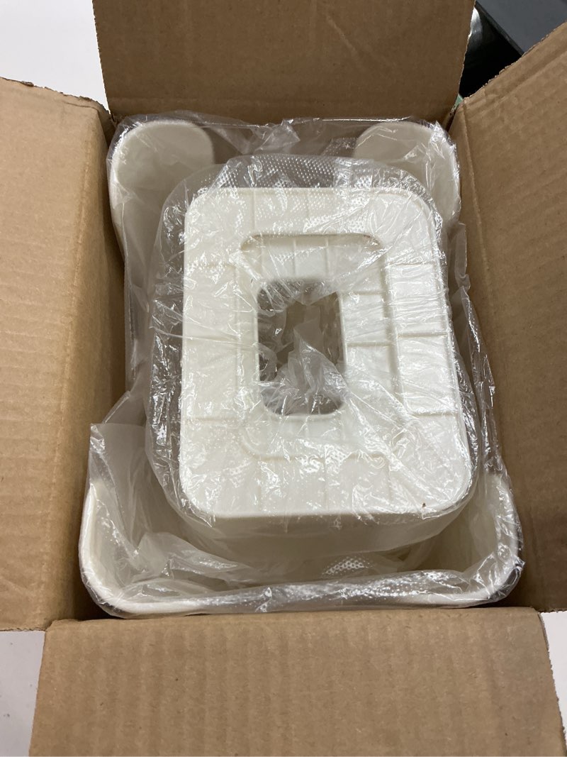 Condition photo showing Good Condition for food container lid organizer for rubbermaid brilliances nap-on lids,food container lid organizer for kitchen cabinet (3-piece) - holds 24 lids for 4.7 & 3.2 cup,1.3 cup,0.5 cup containers (white) white,3-piece bundle