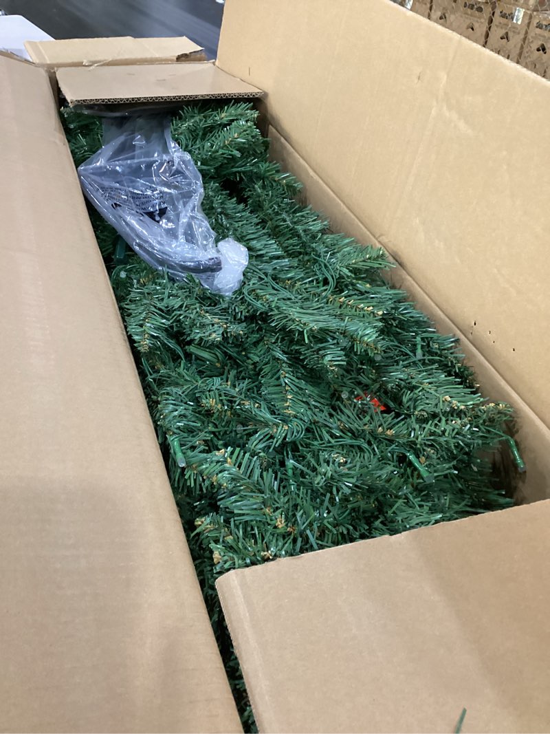 Condition photo showing As Is for dwvo prelit rgb christmas tree 7.5ft sold out 1
