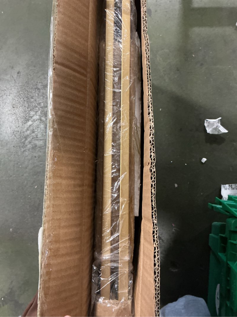 Condition photo showing Good Condition for Kate and Laurel Celia Modern Mirrored Tray Side Table, 18 x 12 x 26, Gold, Foldable Rectangular End Table for Storage and Display 18x12x26 Gold