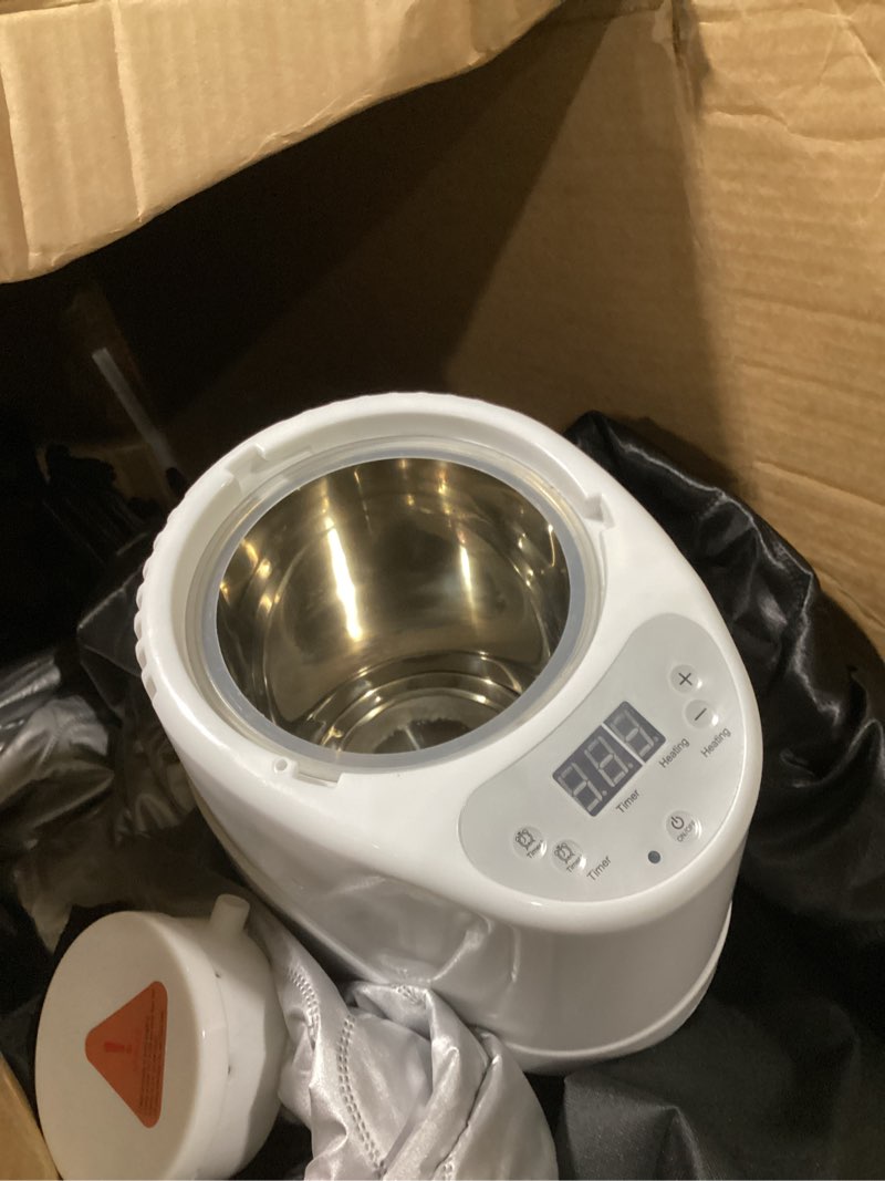 Condition photo showing As Is for (similar to )(incomplete )upgraded portable sauna for home?relaxation, steam sauna for home with steamer, remote control, folding chair, 9 levels black